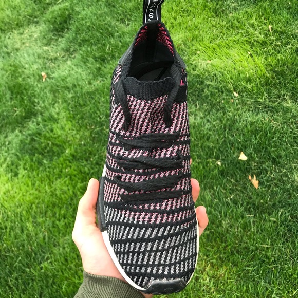 Adidas NMD_R1 STLT Primeknit Solar Pink - Picture 3 of 4